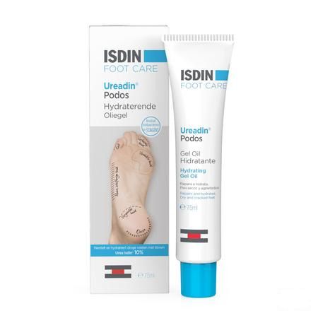 Isdin Ureadin Podos Hydraterende Oliegel 75 ml  -  Isdin