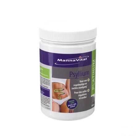 Mannavital Psyllium Platinum Poeder 300 gr