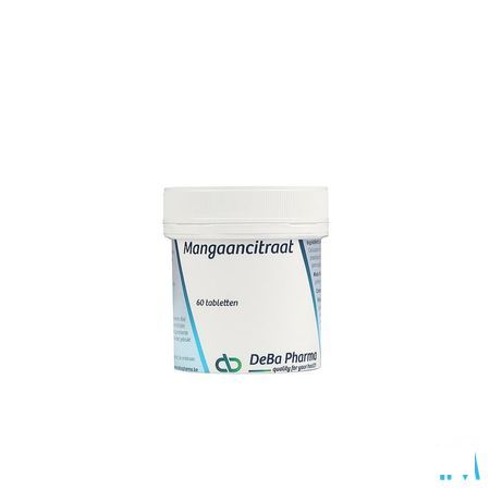 Mangaancitraat Tabletten 60  -  Deba Pharma