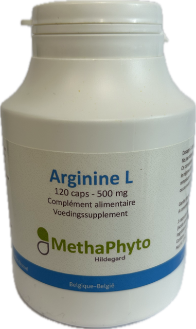 Arginine L 500 mg 120 Capsule Hildegard  -  Methaphyto
