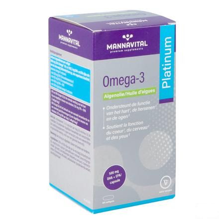 Mannavital Omega 3 Algenolie V-Caps 60