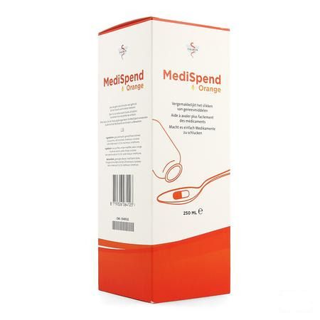 Medispend Sliksiroop Orange 250 ml  -  Fagron