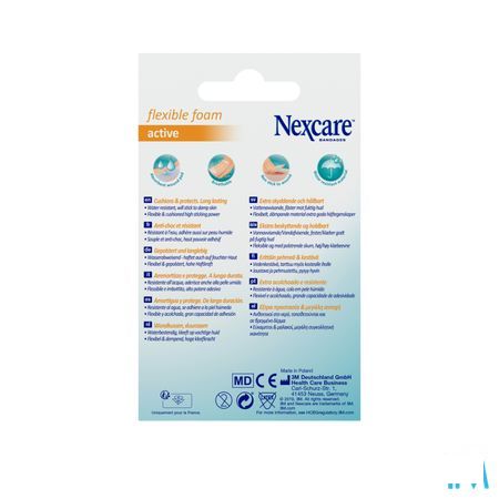 Nexcare 3M Flexible Foam Active Ha Pleist.Strip 10  -  3M