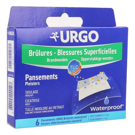 Urgo Brandwonden Oppervlakkig Wtp Wondpl. 5x7cm 6  -  Urgo Healthcare