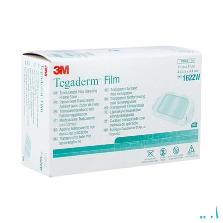 Tegaderm 3m Transp 4x 4cm 100 1622w  -  3M