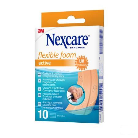 Nexcare 3M Flexible Foam Active Ha Pleist.Strip 10  -  3M