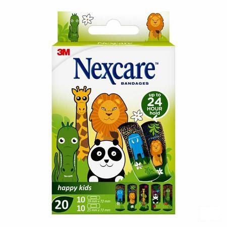 Nexcare 3m Happy Kids Dieren Pleister 20 N0920an  -  3M