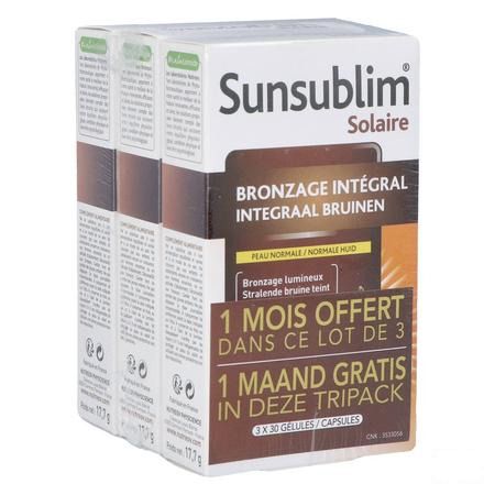 Sunsublim Integraal Bruinen Tripack Capsule 3x30