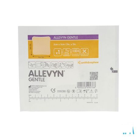 Allevyn Gentle Kp Foam 5Cm X 5Cm 10 66802128  -  Smith Nephew