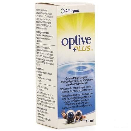 Optive Plus Oplossing Ster 1x10 ml