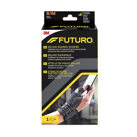 Futuro Deluxe Duimspalk 45843, Zwart Small/medium  -  3M