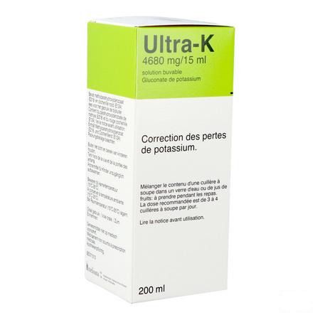 Ultra K Oplossing Potassium 200 ml  -  Melisana