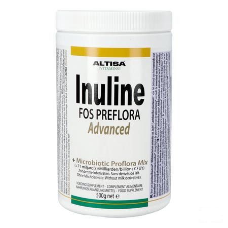 Altisa Inuline Adv.fos Preflora + proflora Mix 500 gr  -  Dieximport