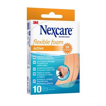 Nexcare 3M Flexible Foam Active Ha Pleist.Strip 10  -  3M