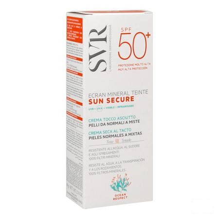 Sun Secure Gekleurde Miner. Norm. Huid Ip50 + 60 ml  -  Svr Laboratoire