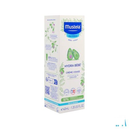 Mustela Baby Hydra Gelaatscreme Tube 40 ml