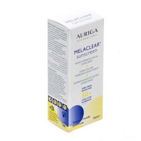 Auriga Melaclear Zonnebescherm. Dermato Ip50 50 ml  -  Isdin