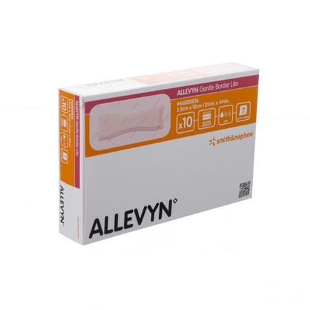 Allevyn Gentle Border Lite 5,5X12,0Cm 10 66800836  -  Smith Nephew