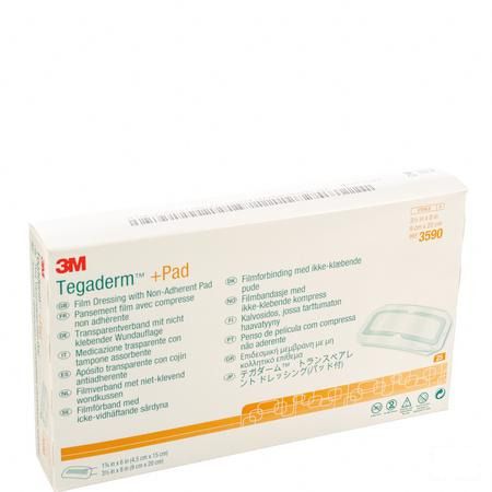 Tegaderm + Pad 3m Transp Steril 9cmx20cm 25 3590  -  3M