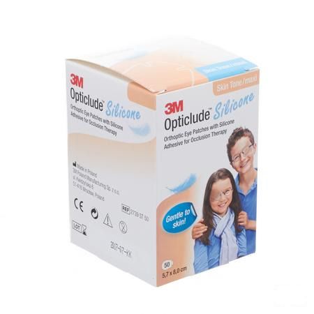 Opticlude 3m Silicone Eye Patch Skin Tone Maxi 50  -  3M