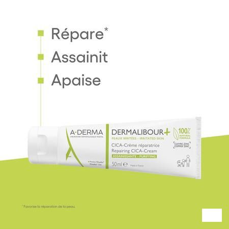 Aderma Dermalibour+ Cicacreme Herstellend 50ml  -  Aderma