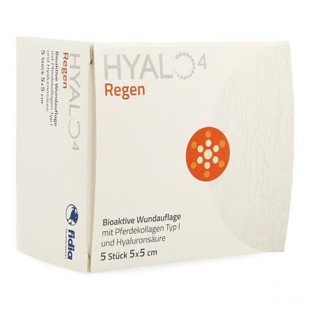 Hyalo 4 Regen Gaasverband Ster 5 X 5cm 5  -  Kela Pharma