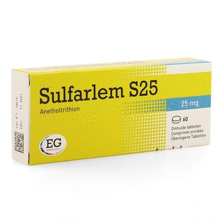 Sulfarlem S 25 Dragee. 60  -  EG