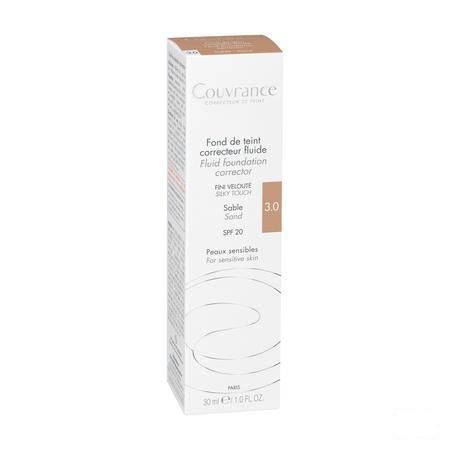 Avene Couvrance Fdt Correct. Fluide 3 Sable 30 ml  -  Avene