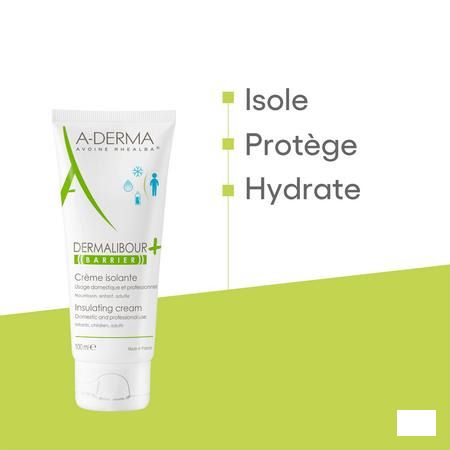 Aderma Dermalibour + Barrier Creme Isolerend 100 ml  -  Aderma