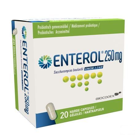 Enterol 250 mg Capsule Harde Dur 20 X 250 mg