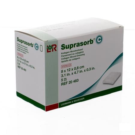 Suprasorb C Kompres Sterieliel 8X12X0,8Cm 5 20483  -  Lohmann & Rauscher