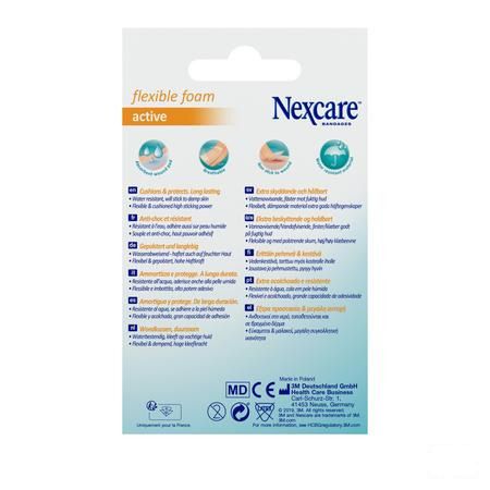 Nexcare 3M Flexible Foam Active Ha Pleist.Strip 10  -  3M