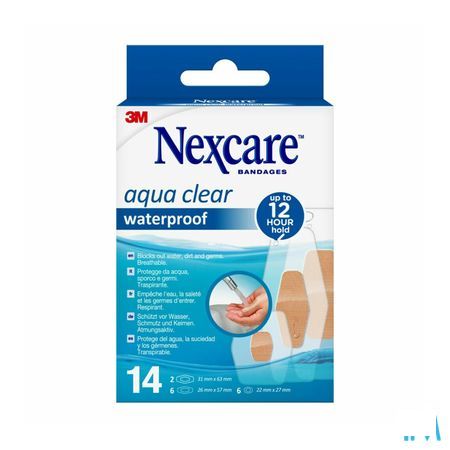 Nexcare 3M Aqua Clear Wtp Assortiment 14  -  3M